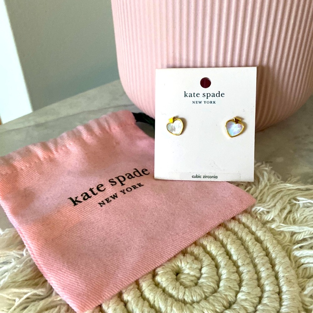 Mother of pearl Kate Spade studs